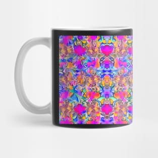 Pink Aesthetic Abstract Psychedelic Pattern 3 Mug